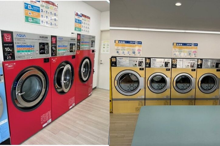 ハイアールアクア コインランドリー機械 一式 7台